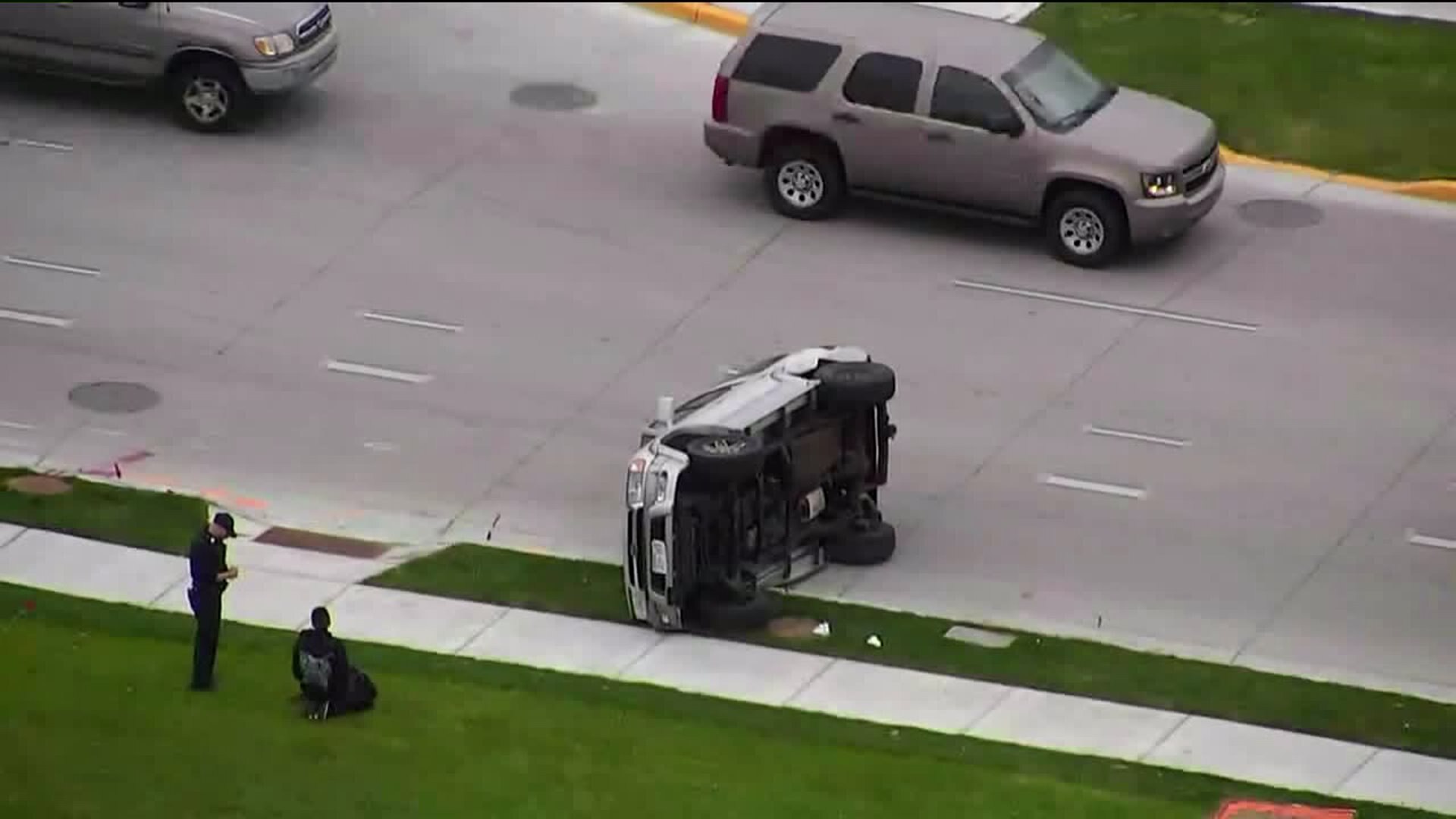 Rollover crash on S. 84th St.