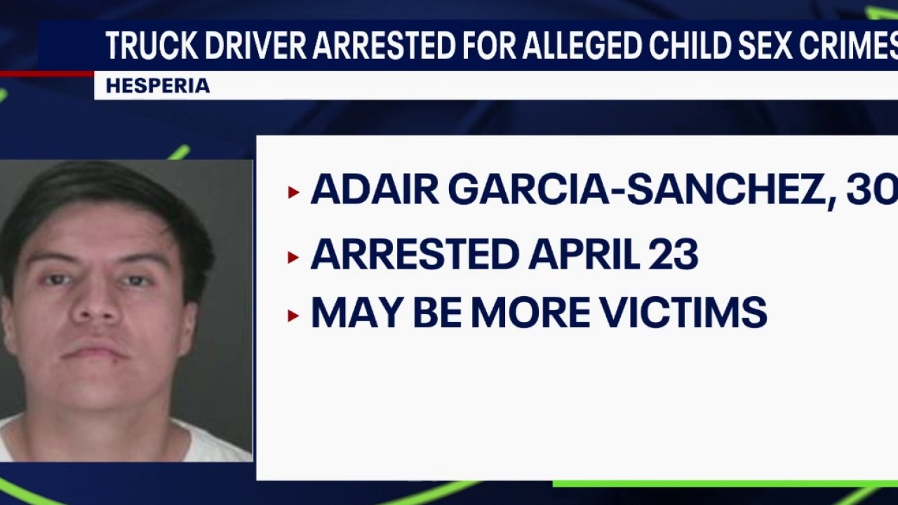 Truck driver arrested for alleged child sex crimes