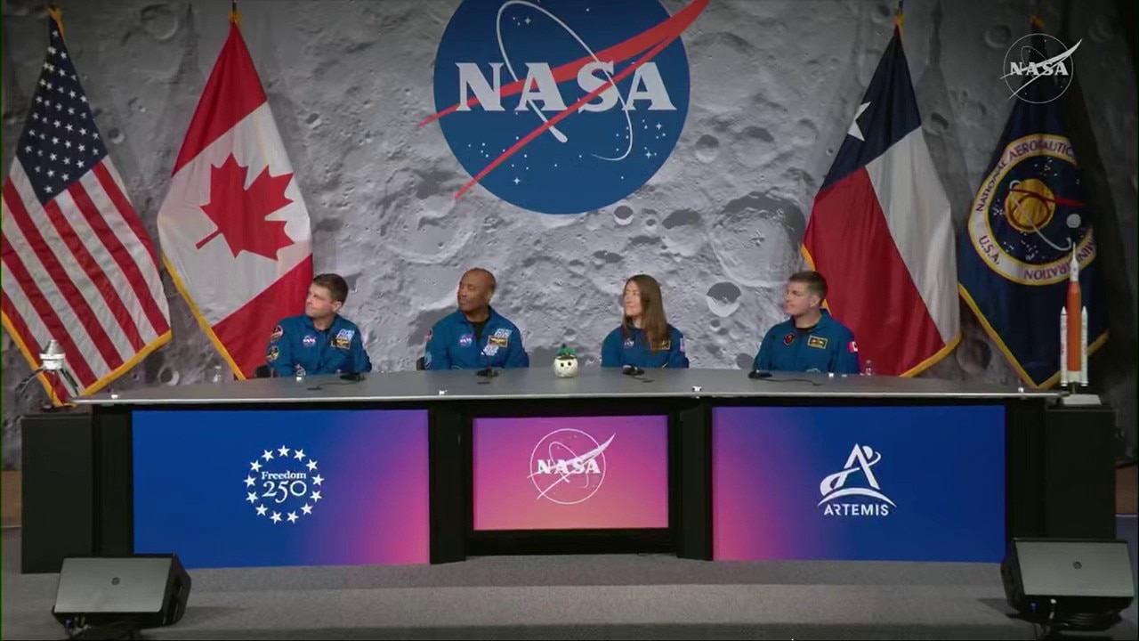 Artemis II crew talks moon mission | Full news conference