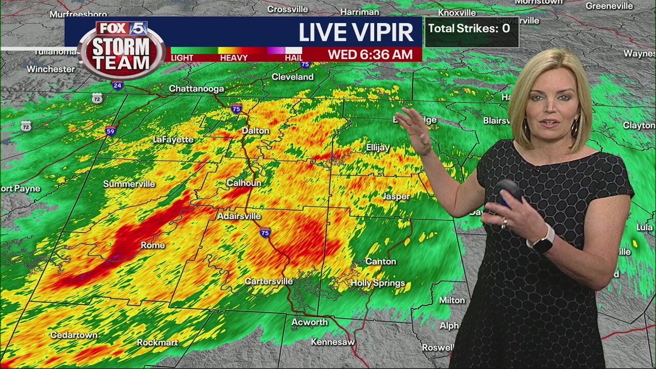 Wednesday morning weather forecast