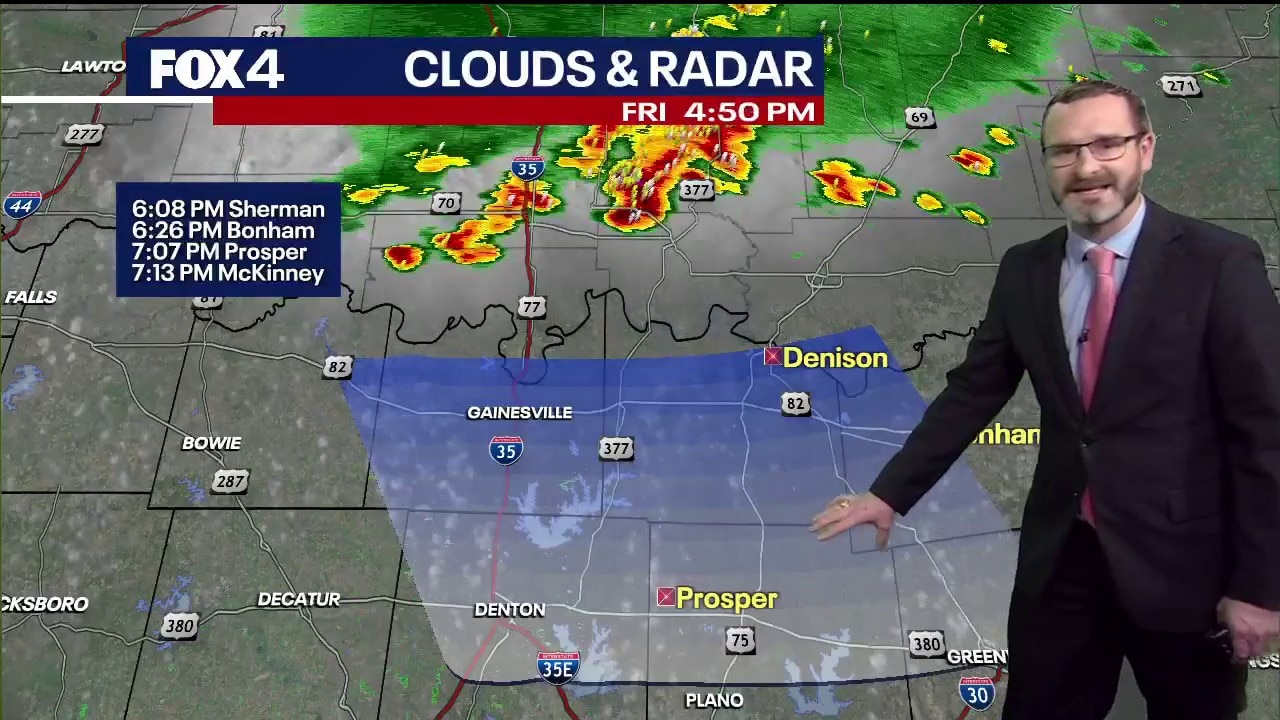 Dallas weather: August 7th evening forecast