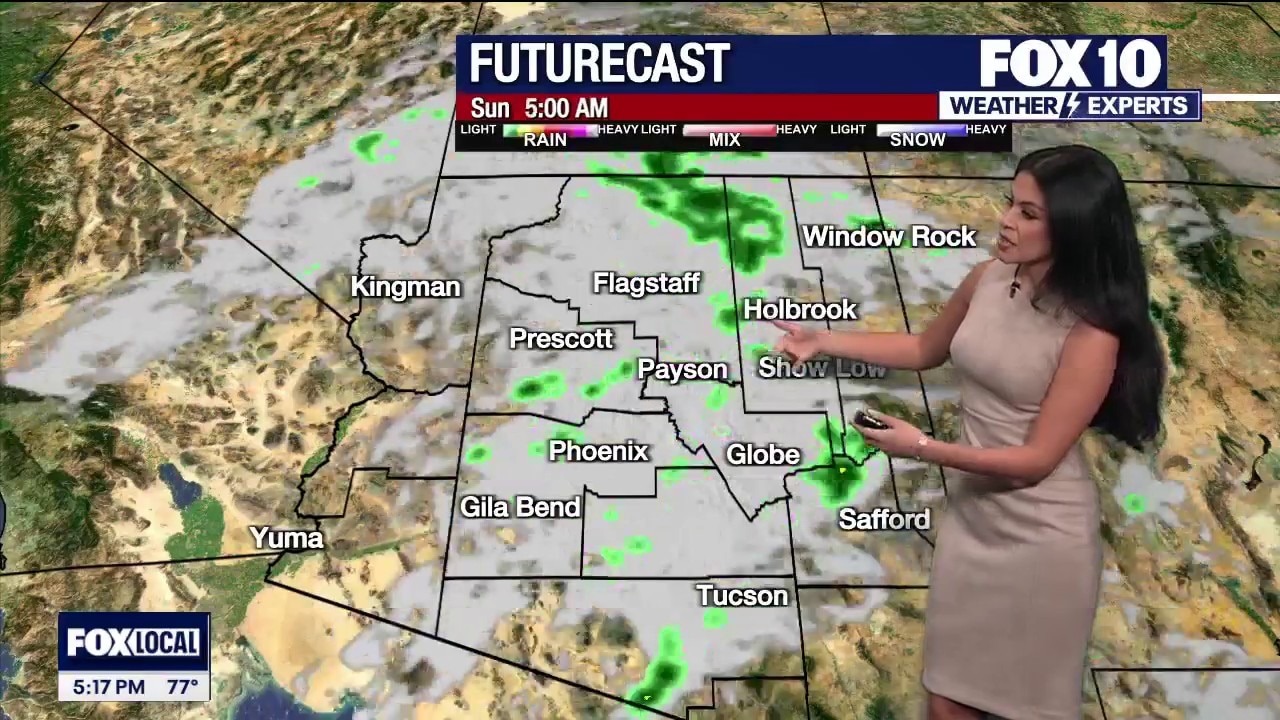 Light rain and cooler temps arrive in Arizona before mid-week storm