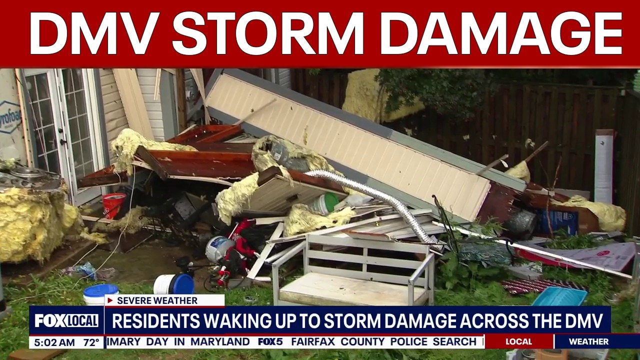 Residents across DC region wake to storm damage, outages