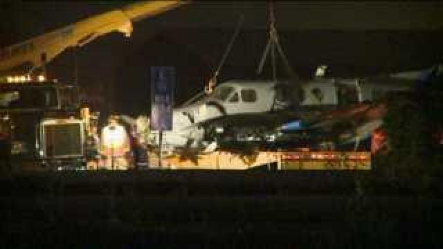 Small plane down on I-94 near Sturtevant