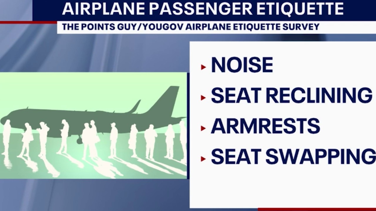 The Points Guy survey reveals top airplane etiquette rules