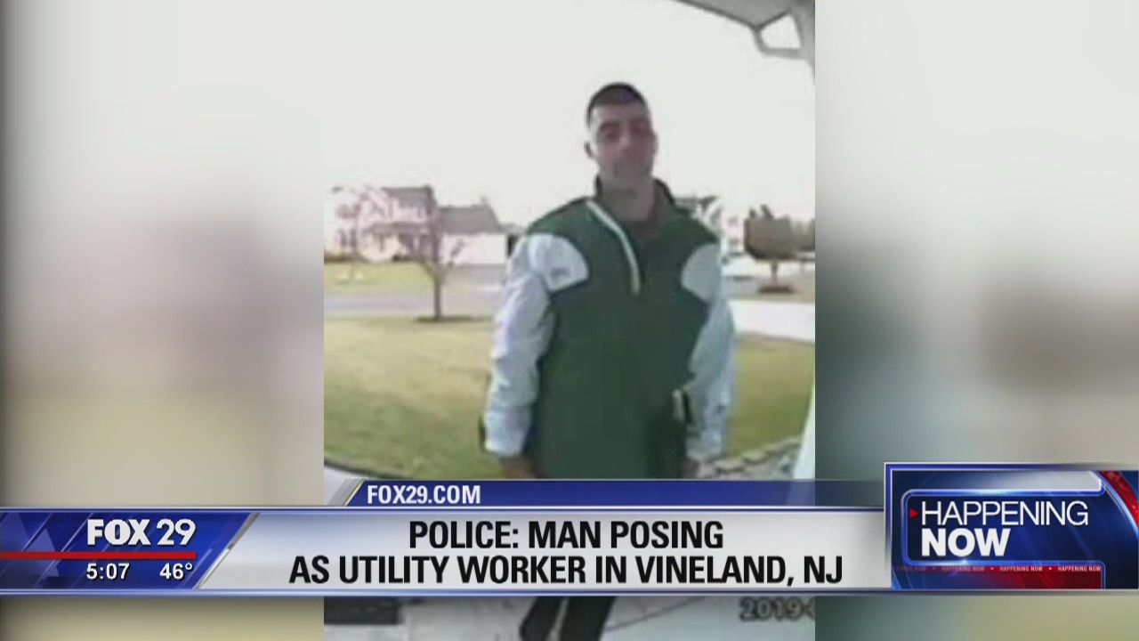 Police: Man posing as utility worker in Vineland