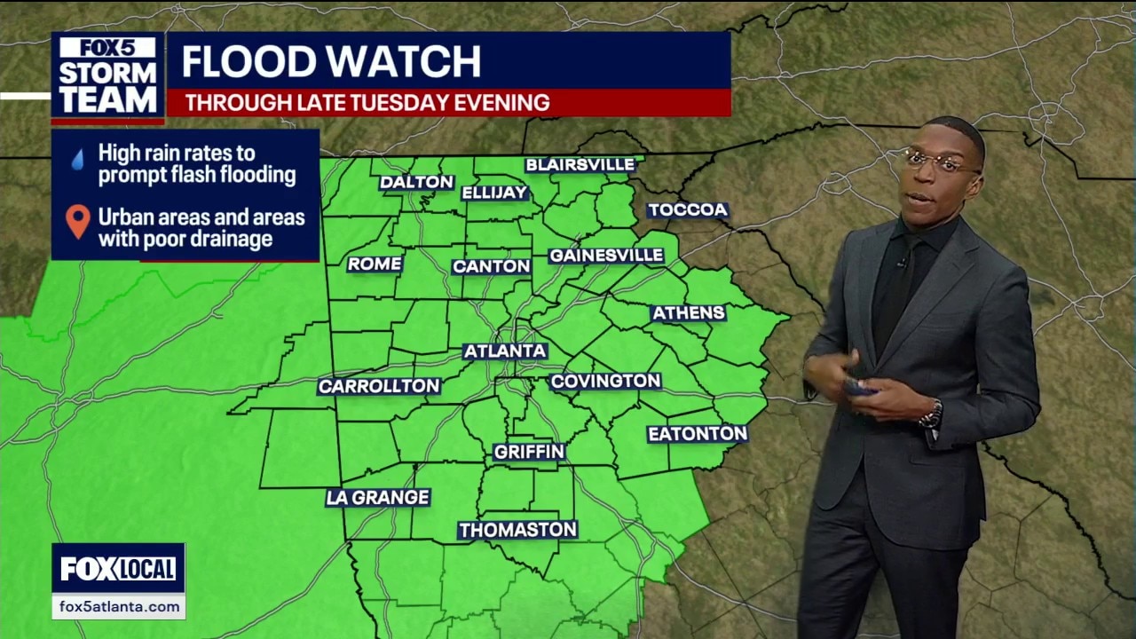 Tuesday evening forecast