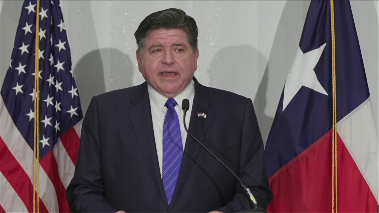 FULL: Gov. JB Pritzker and Texas Democrats news conference target Trump’s Dallas convention