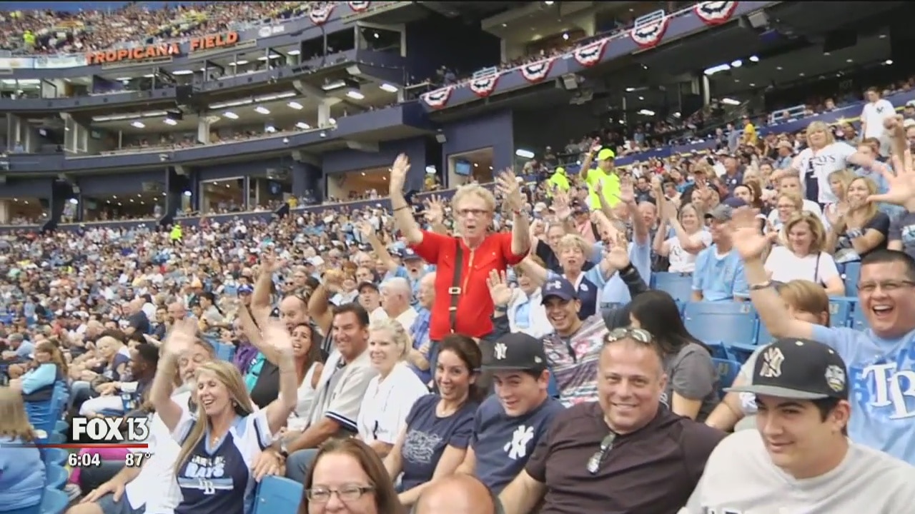 Rays fan pack the Trop