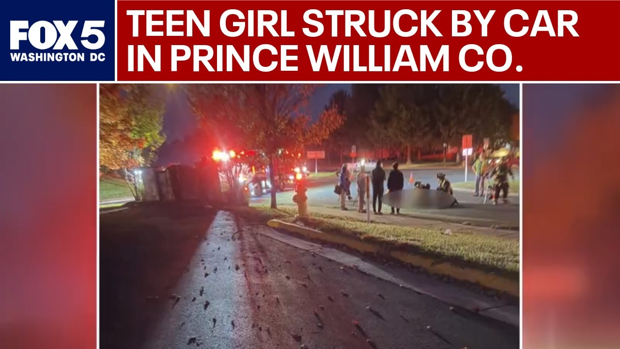 Teen girl struck by car on way to school in Prince William County