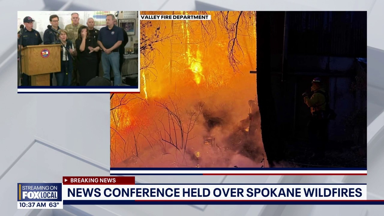Spokane Wildfires: No timeline for WA residents to return to homes