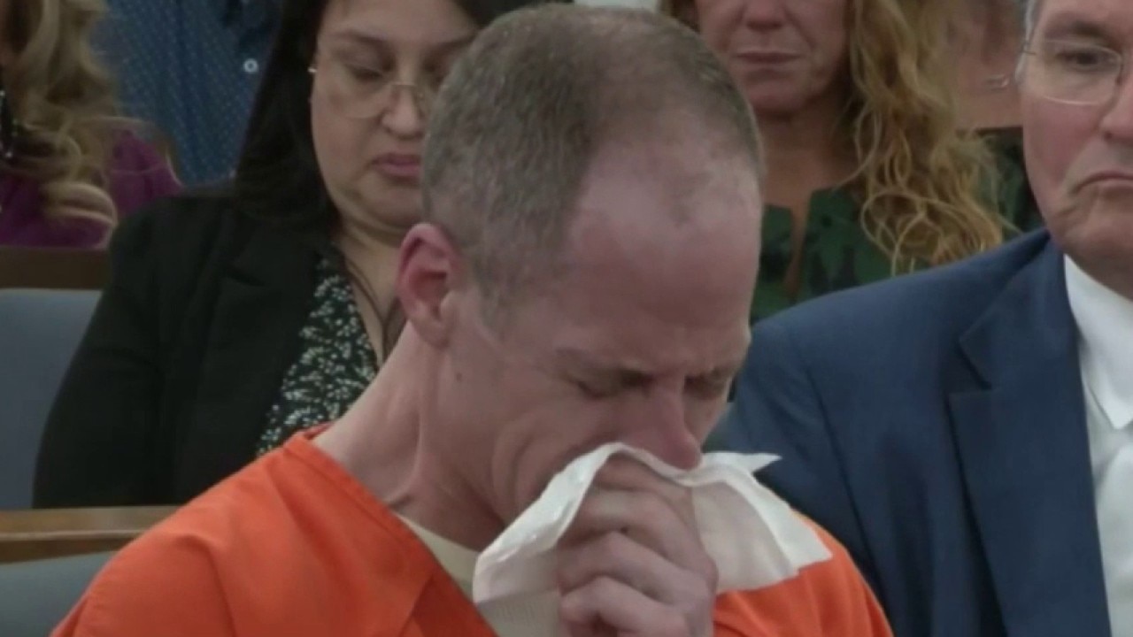 Caleb Flynn's daughters read letters at sentencing
