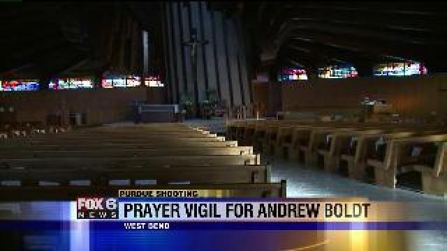 Prayer vigil for Andrew Boldt at West Bend church Wednesday night