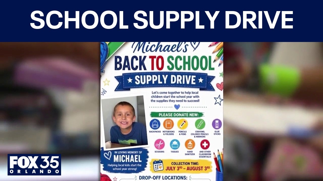 Remembering Michael Millett: Florida mom collects school supplies in honor of son's memory