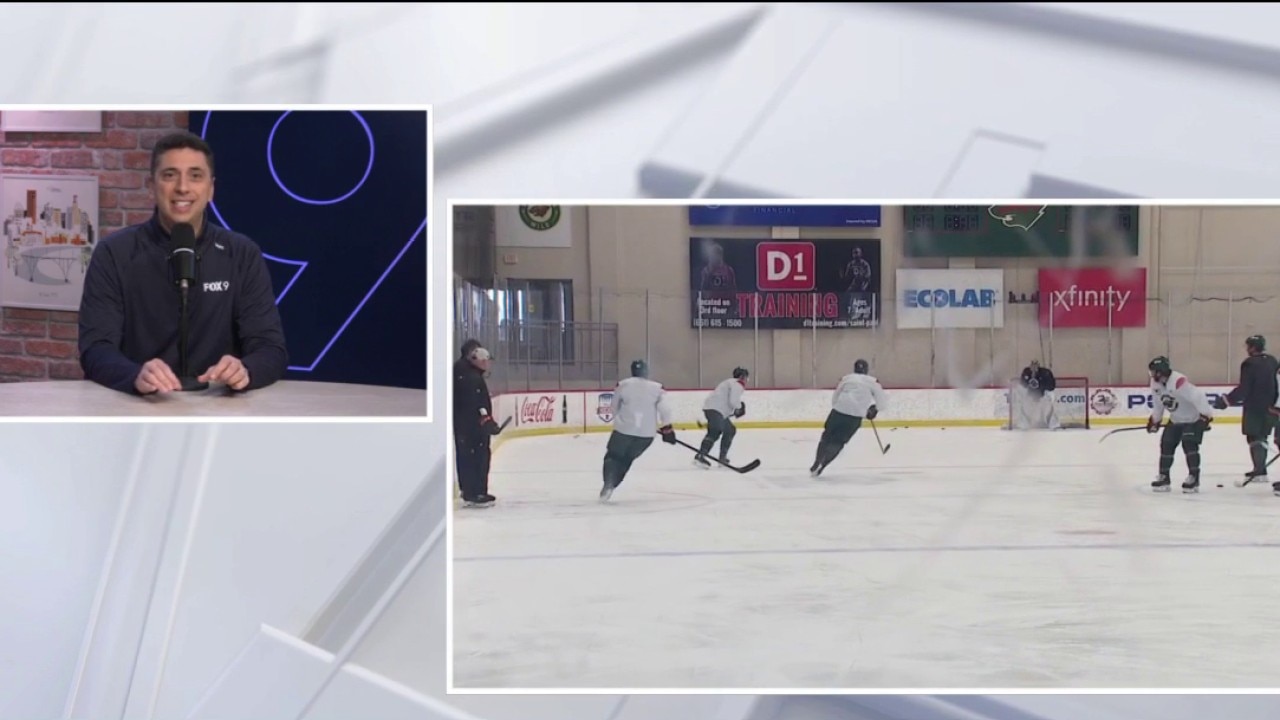Minnesota Wild, Frost back at practice after Olympic break