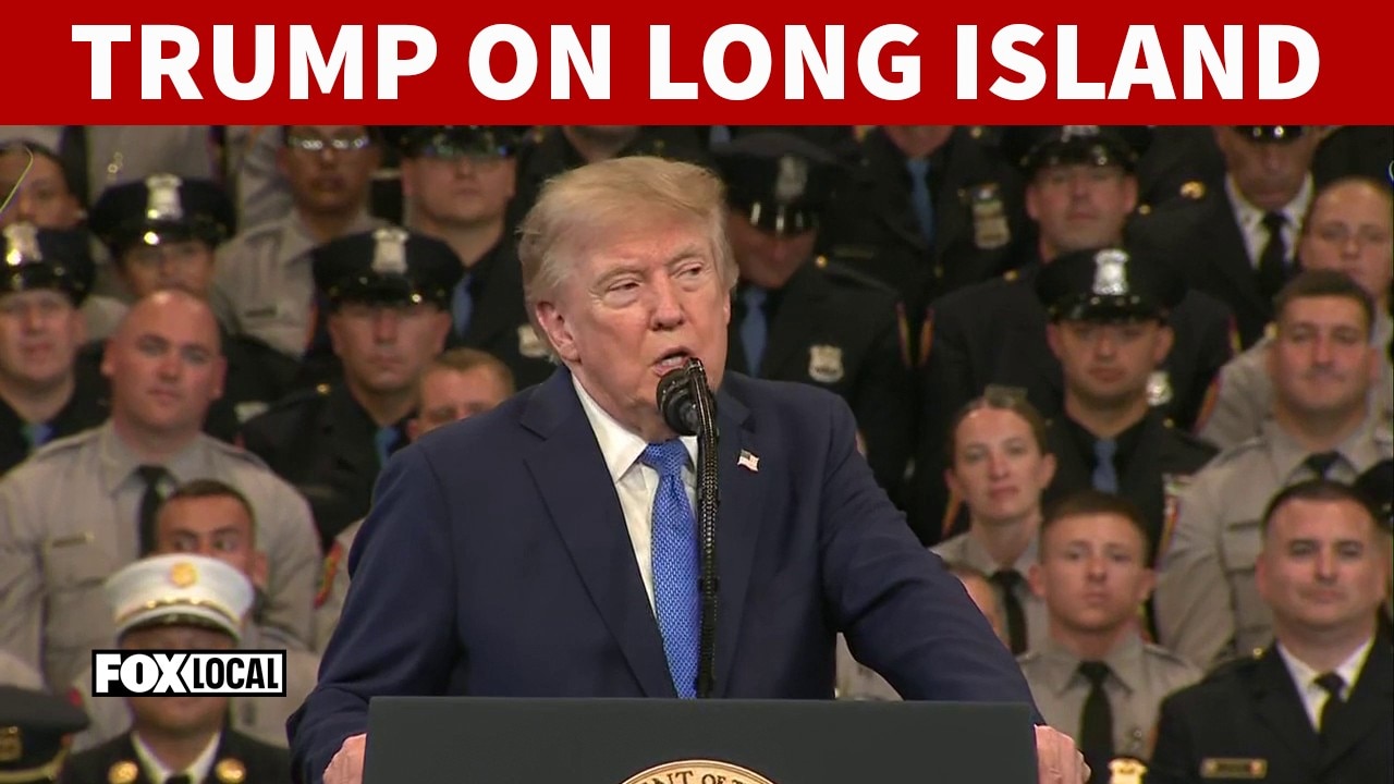 FULL: Pres. Trump Speaks at Police Academy on Long Island