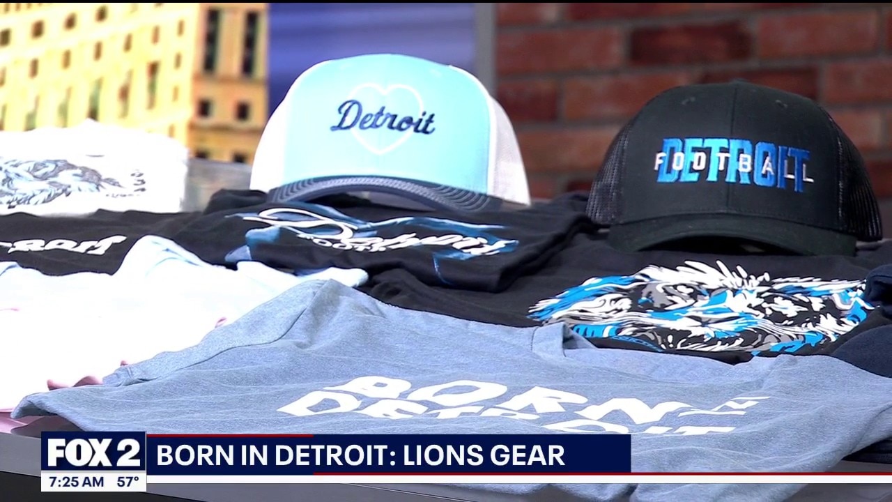 Born in Detroit: Lions Merch