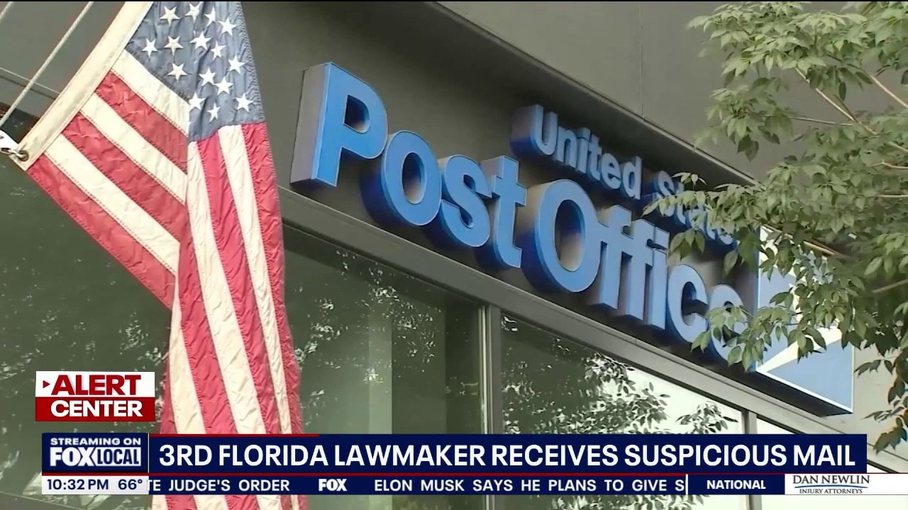 Suspicious letter sent to another Florida lawmaker