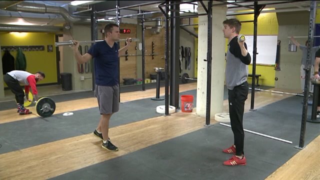Breaking a sweat, learning technique at Milwaukee Barbell