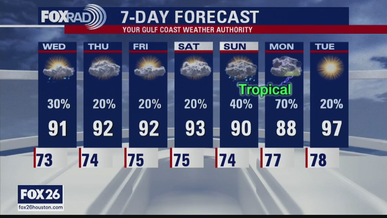 TS Cristobal and the Houston area forecast