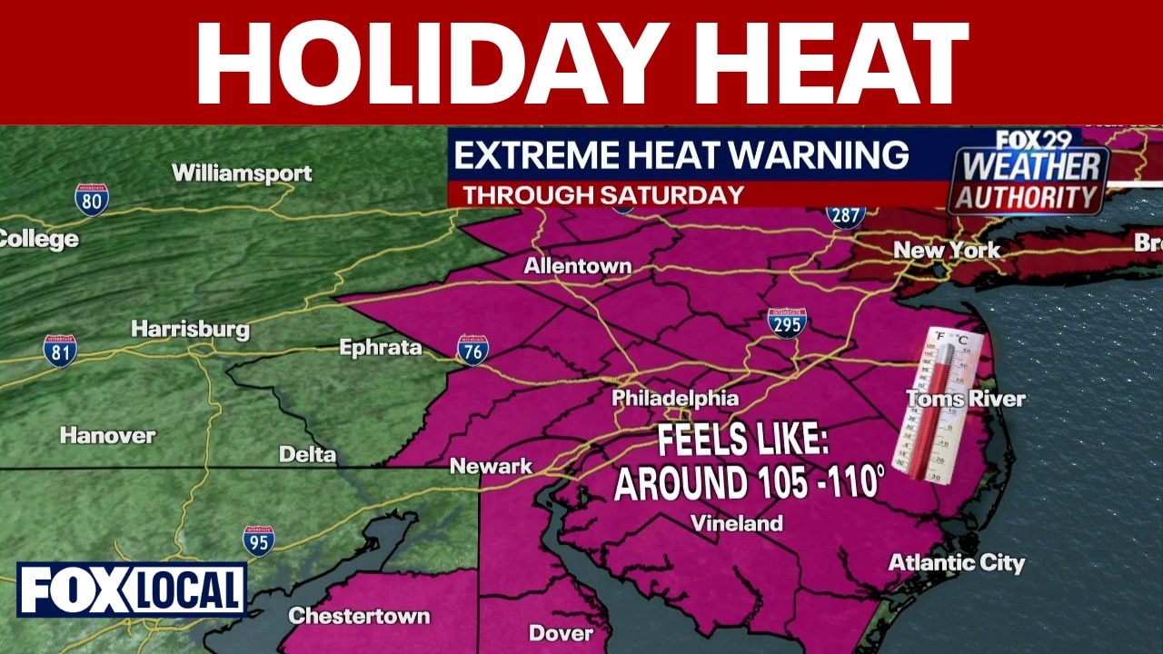 Weather Authority: Extreme heat warning through the holiday weekend