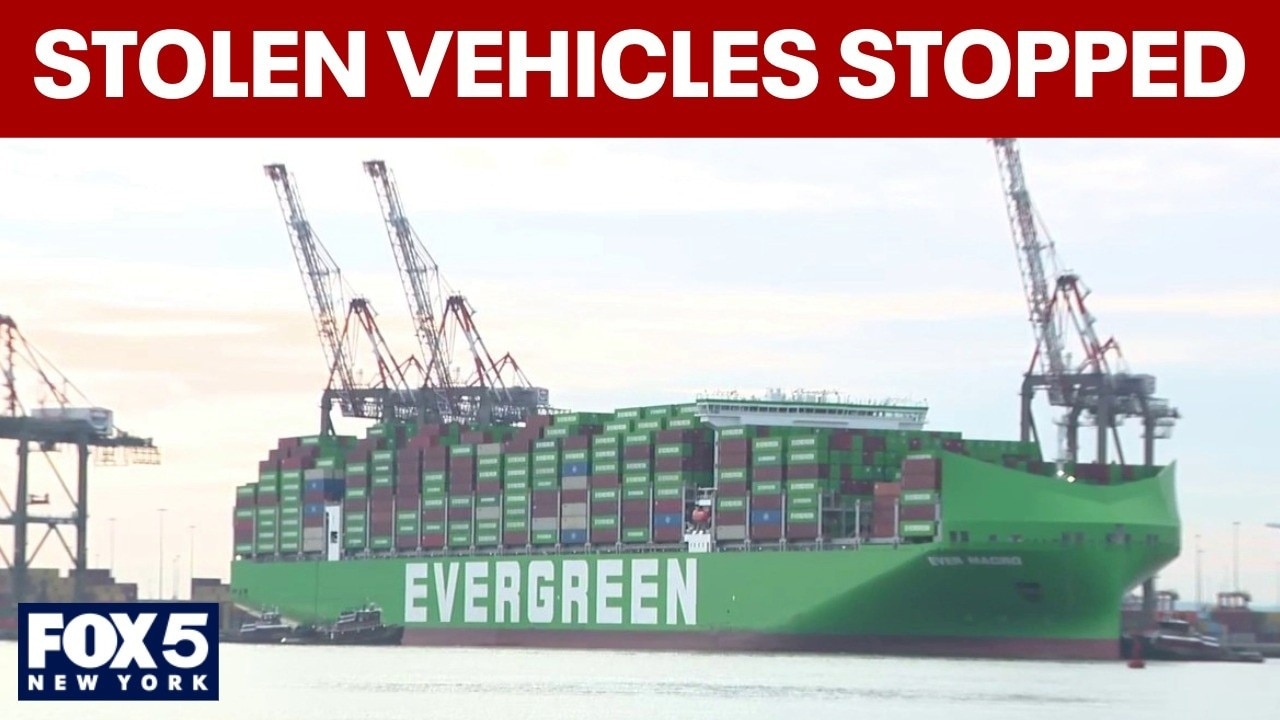 Record number of stolen vehicles stopped at port of NY and NJ