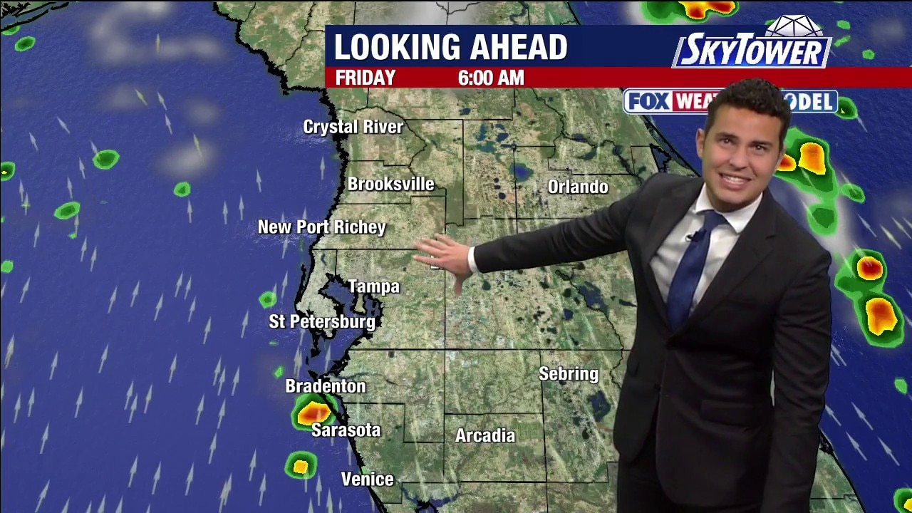 Tampa weather | Thursday evening forecast
