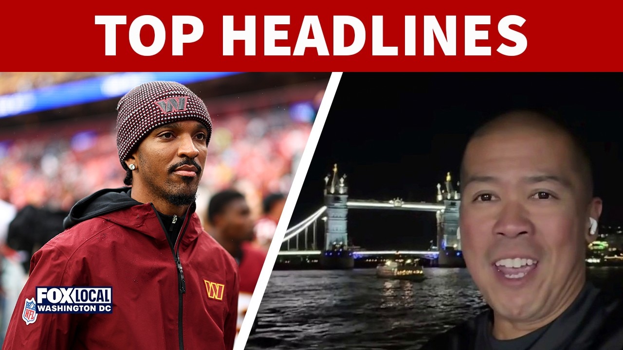 Jayden Daniels out of London game; Commanders fans travel across the pond