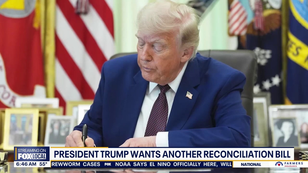 President Trump calls for another reconciliation bill 