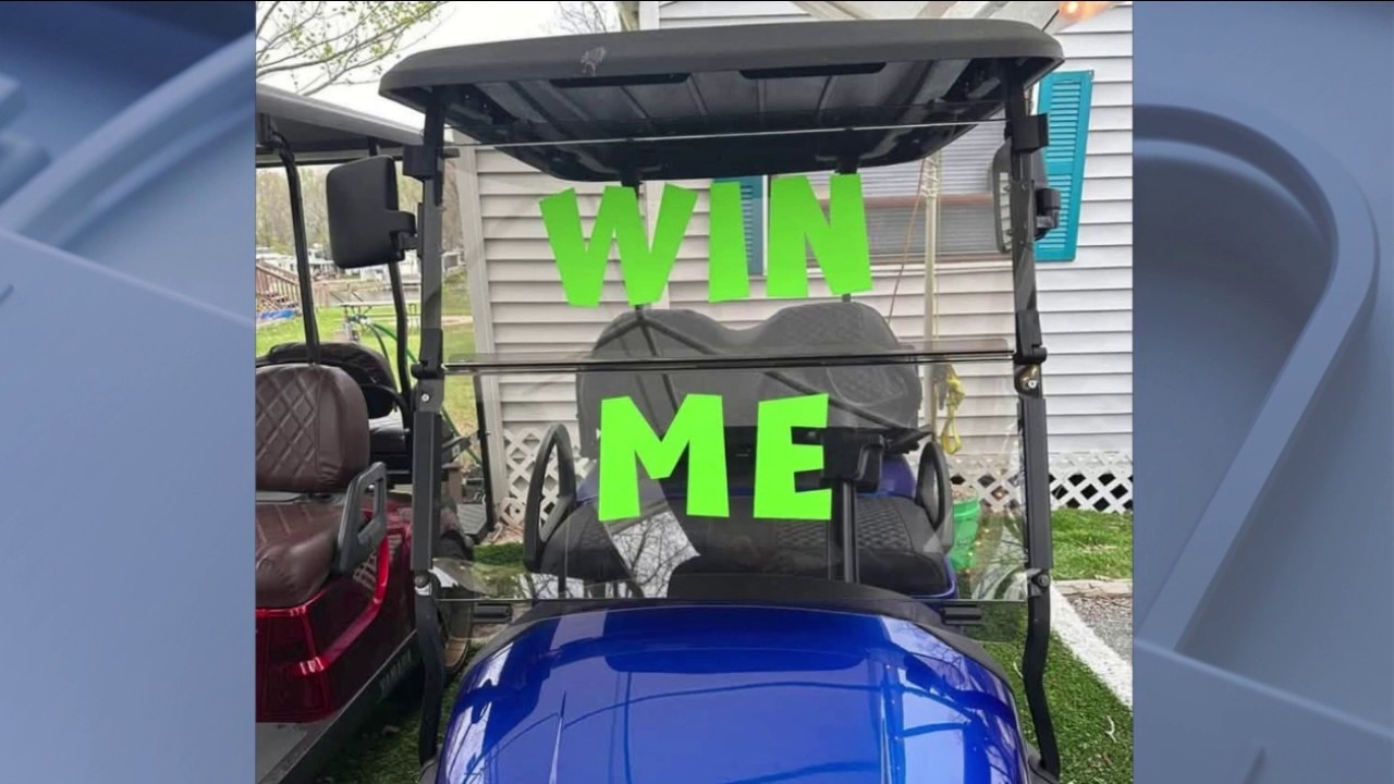 Charity raffle golf cart stolen in Illinois; help needed to find it | ChicagoLIVE