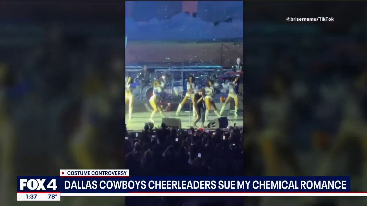 Dallas Cowboys cheerleaders & My Chemical Romance | Dallas News Live