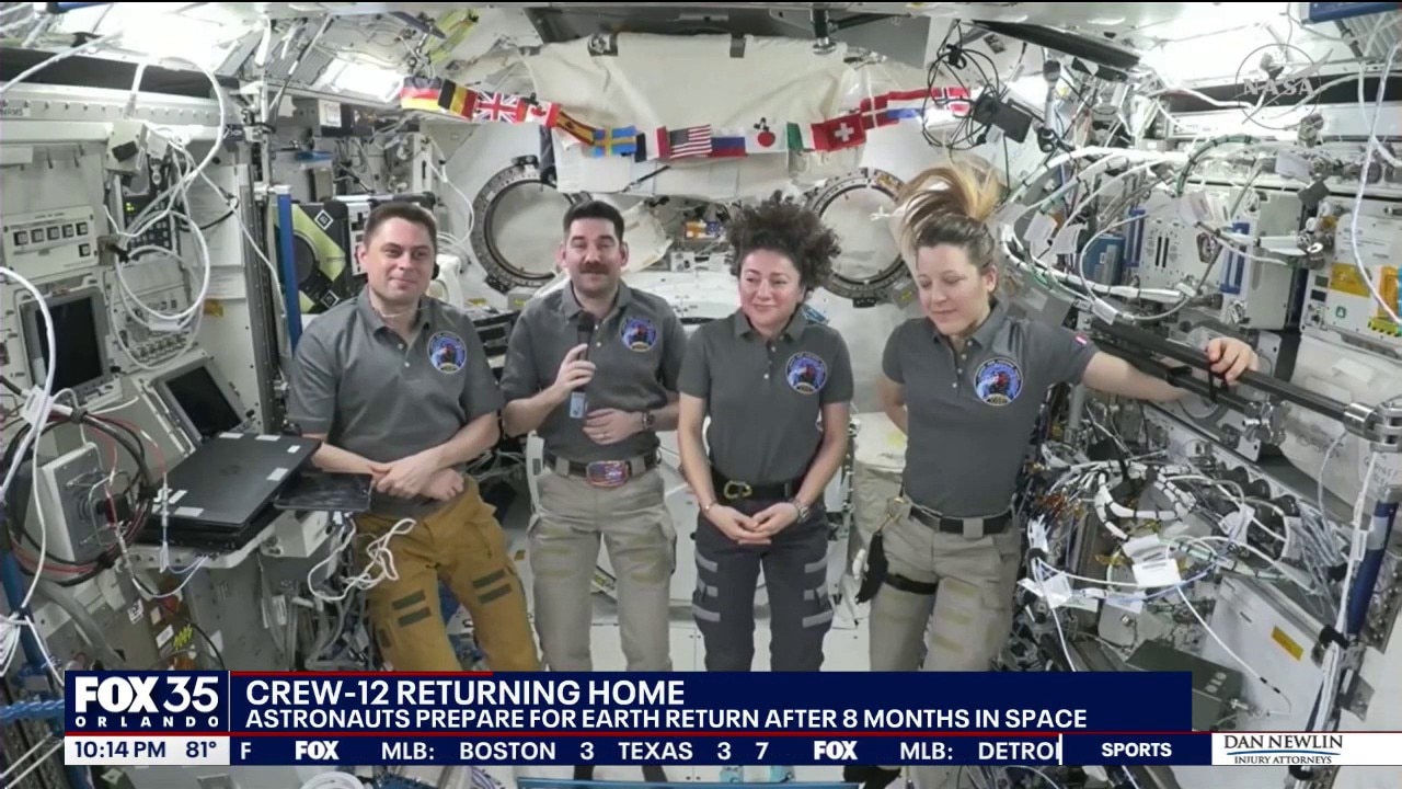 NASA's Crew-12 prepares for return after months of research on ISS