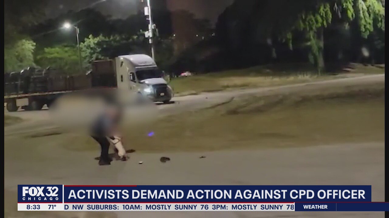 Activists call for action against Chicago police officer accused of attacking Black woman