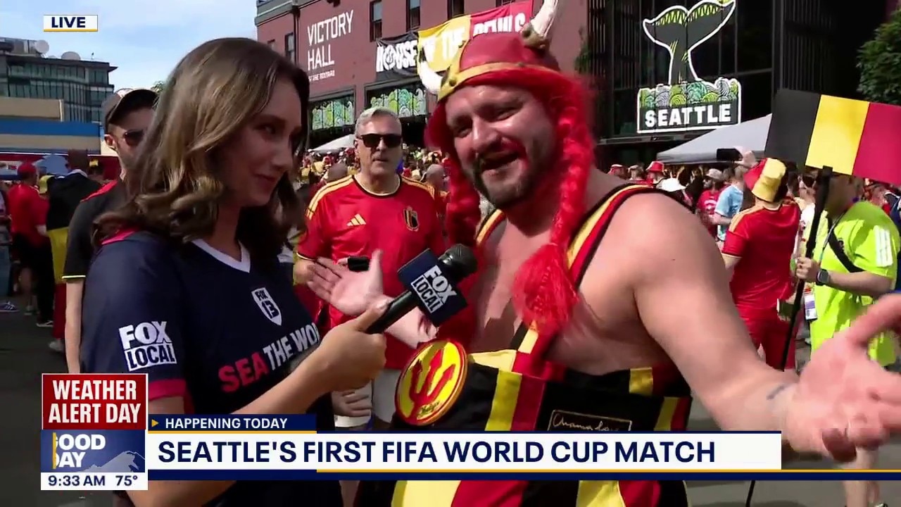 Belgian fans gear up for World Cup opener in Seattle