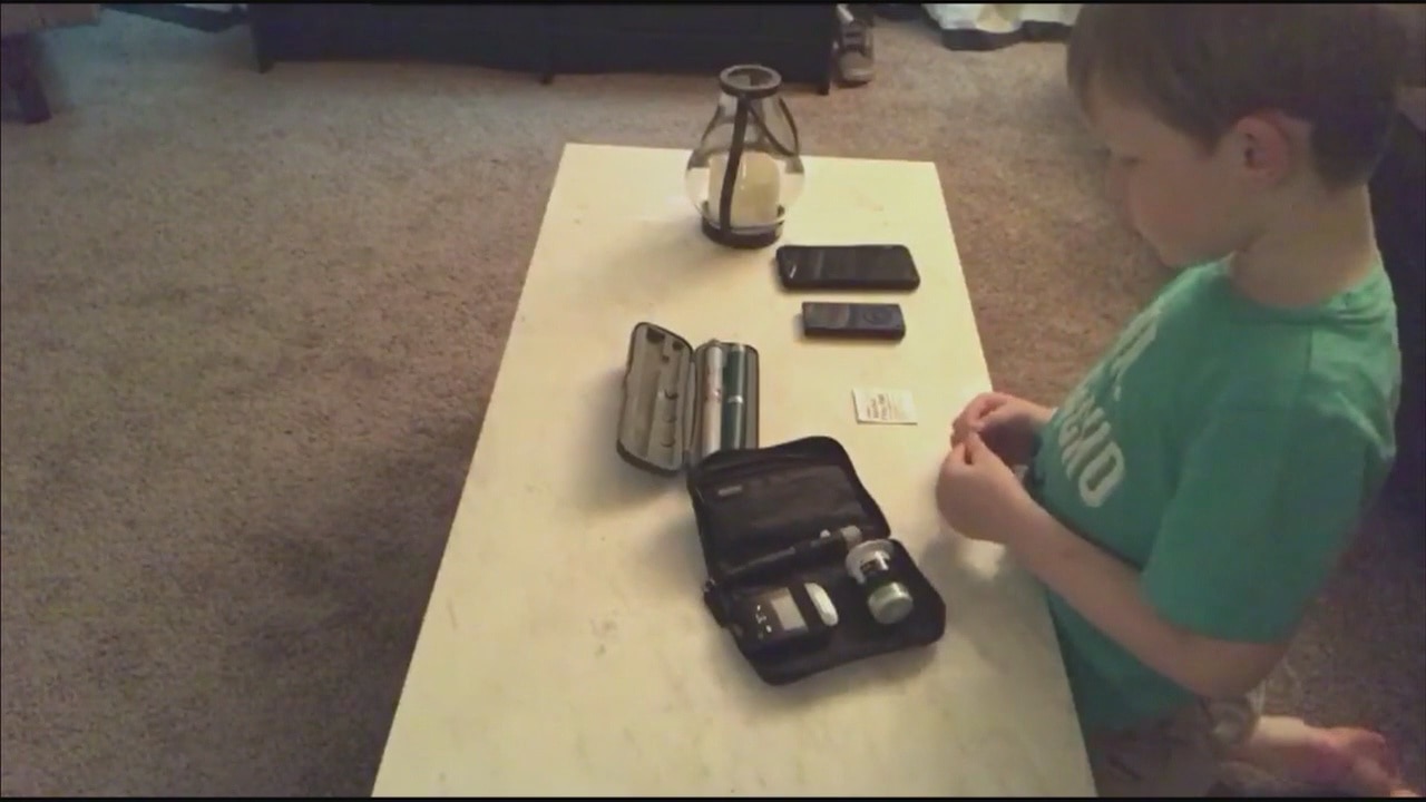 5-year-old diabetic boy makes video showing daily routine
