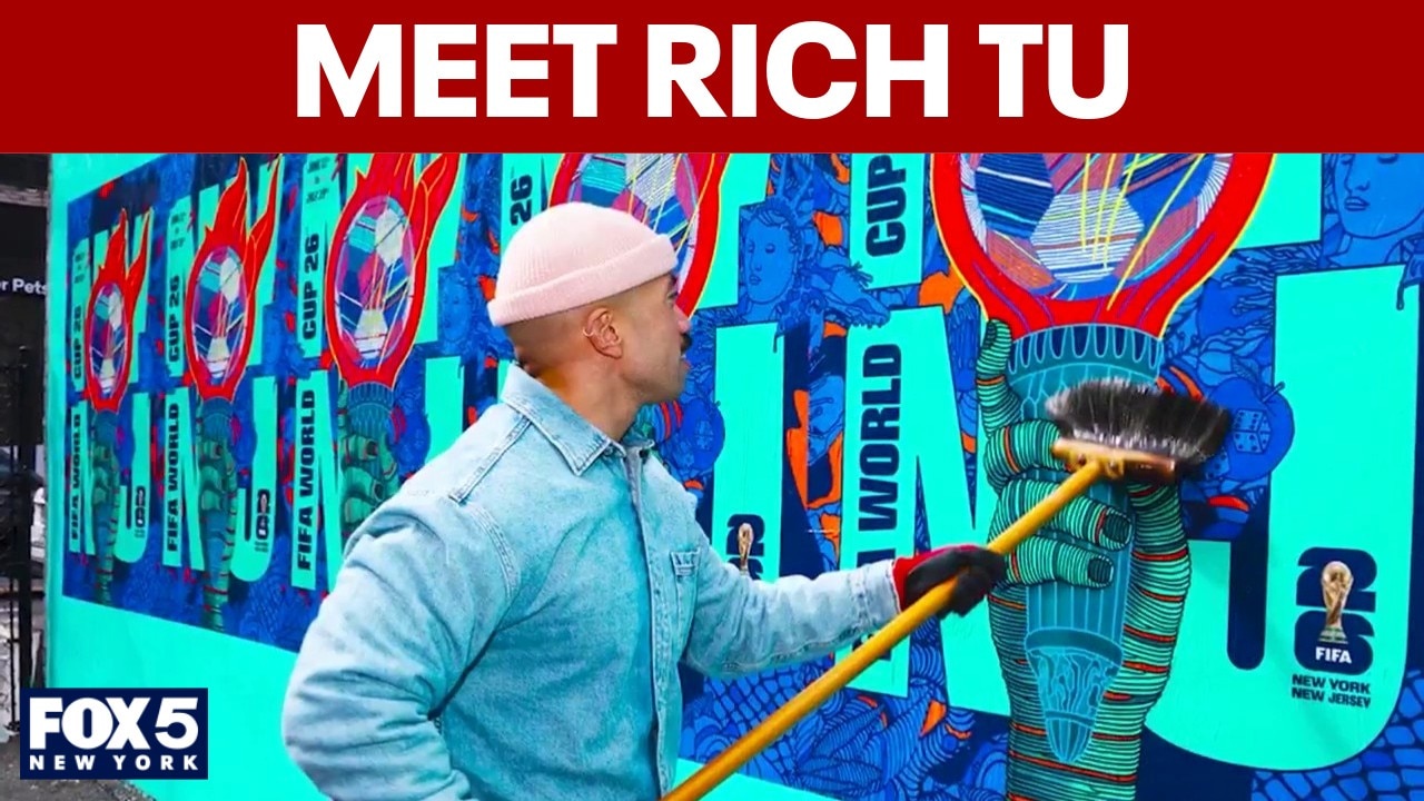 Meet the artist behind the official NYC/NJ FIFA World Cup 2026 poster
