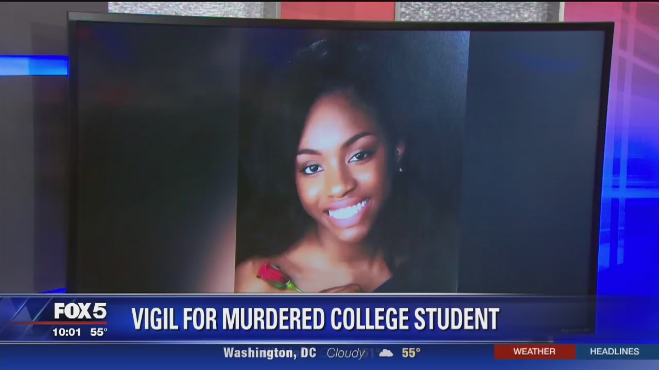 Candlelight vigil held in memory of college student killed in DC