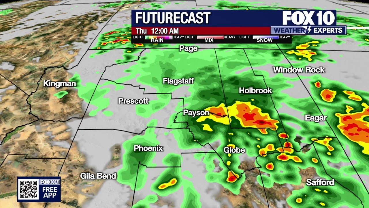 Arizona rain brings cooler temperatures, lingering tropical humidity