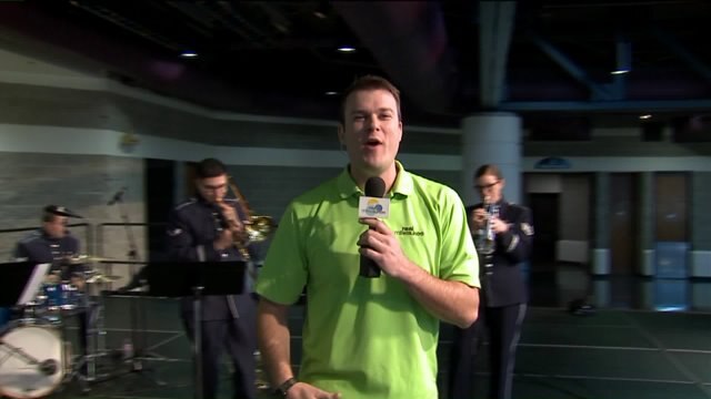 U.S. Air Force Band of Mid-America performs Bruno Mars