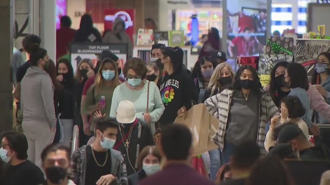 Malls packed with people despite urge from officials to stay home