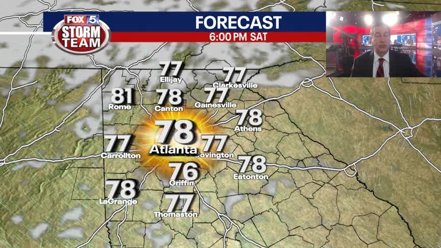 Saturday Weather Update
