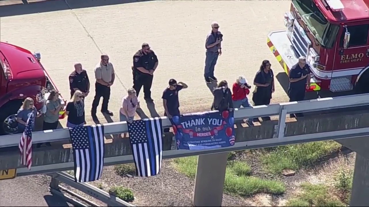 Procession held for fallen Van Zandt Co. Deputy Adam Sherifi