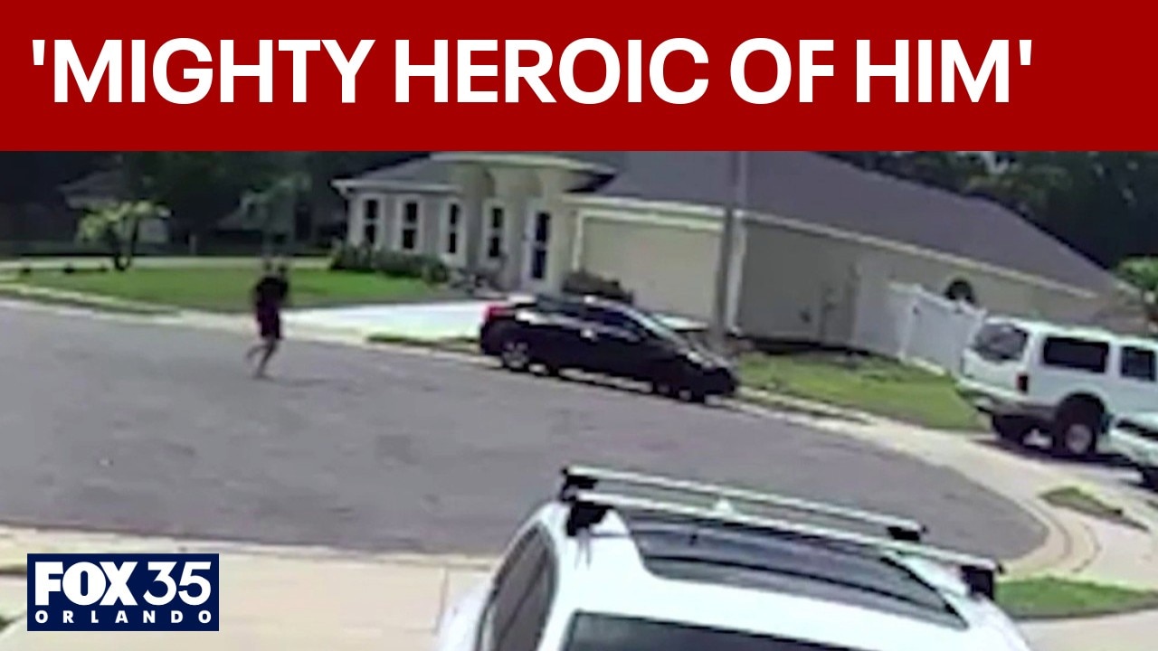 Veteran, 2 officers rush into home to save girl and dog from fire