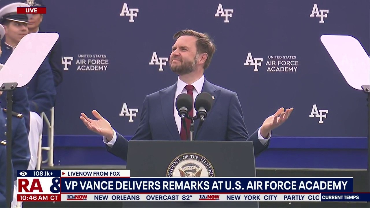 VP Vance gives Air Force Academy commencement address