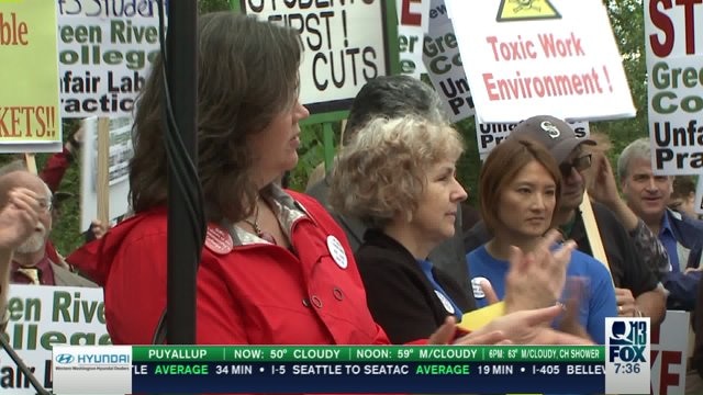 Full staffing resumes Thursday after strike at Green River College