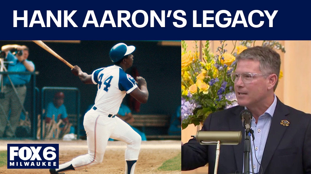 Milwaukee Brewers celebrate Hank Aaron's legacy