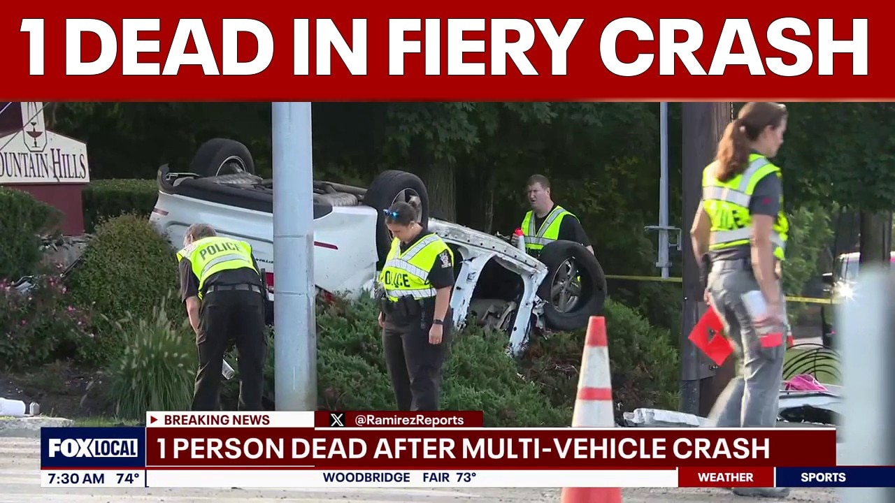 1 dead in fiery Germantown 'mass casualty' crash
