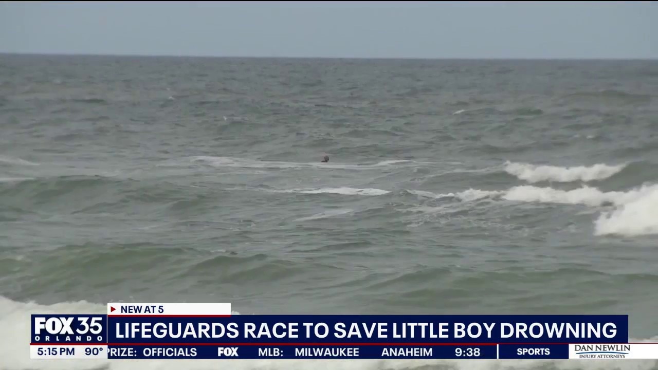 Volusia County lifeguards revive unconscious boy pulled from ocean