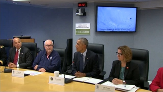 Obama wants to make sure people take storm threat seriously