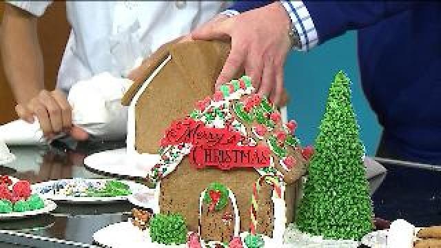 Creating gingerbread houses